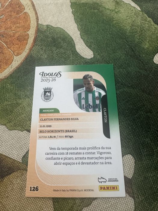 Cromos caderneta Ídolos 25/26