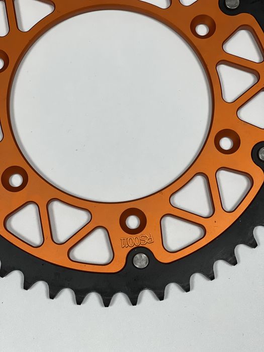 Зірка задня полегшена 48 зубів,помаранчева