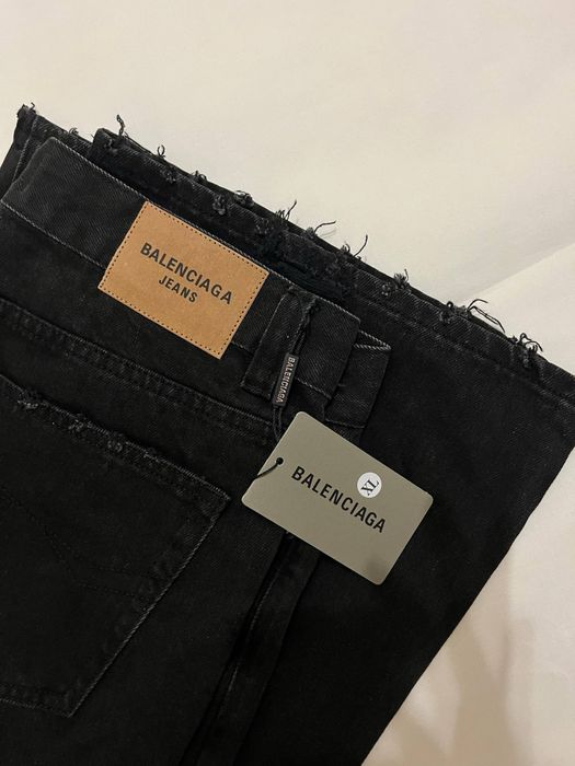 Balenciaga lost tape flared washed джинси