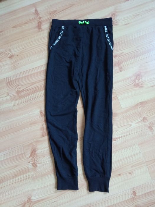 Czarne Spodnie dresowe