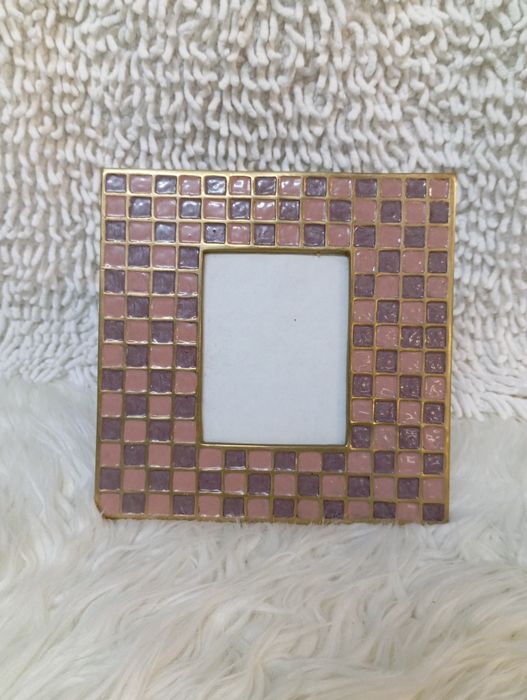 Mosiężna ramka na zdjęcia