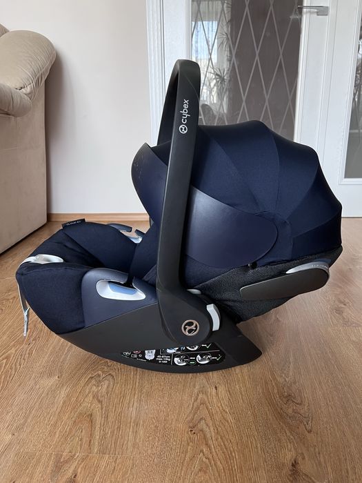Автокрісло з базою Cybex Cloud Z i-Size Plus Platinum Blue