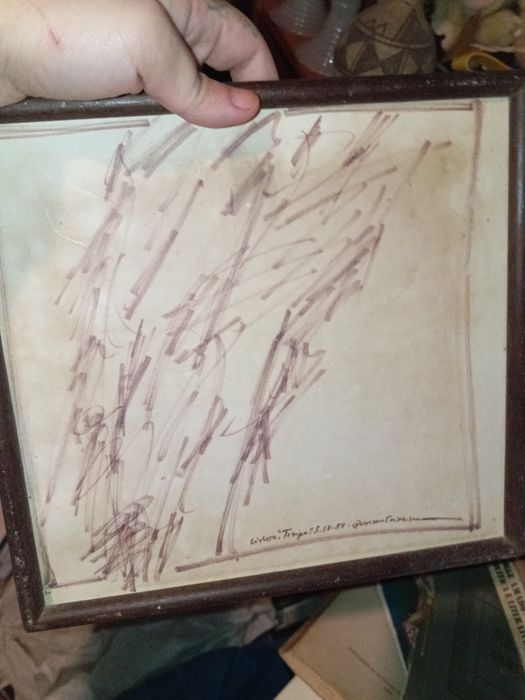 3 desenho molduras pequenos assinados