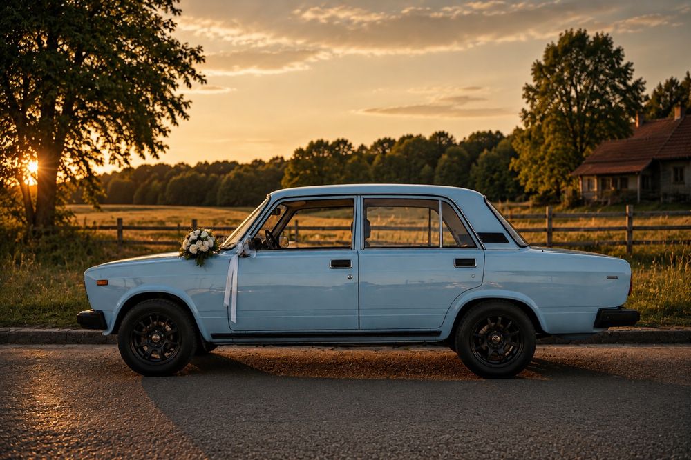 Retro Auto do ślubu!