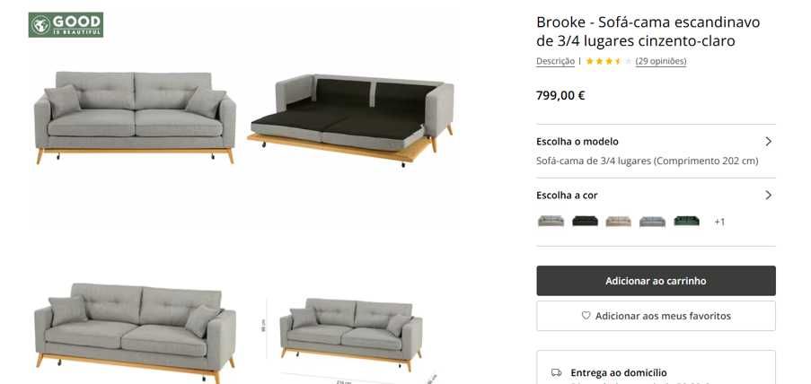 Sofa Cama 3 lugares