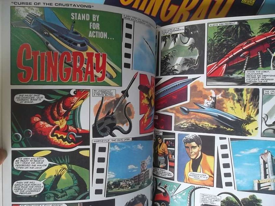 "STINGRAY" - Álbuns de BD da conhecida série de TV, Completo 2 vols.