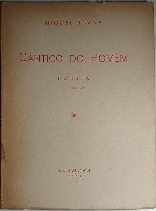 Cântico do Homem - Miguel Torga (3ª edição, 1954)