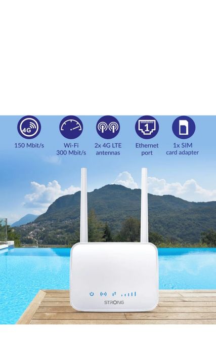 Router 4G LTE Livre Cartão SIM Funciona 12v Autocaravana