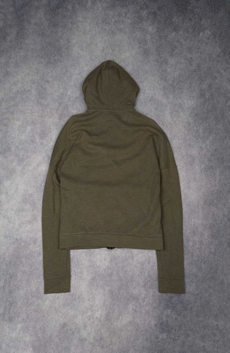 Męska Bluza Hoodie Sportswear Basic Original Adidas Khaki Ciemno zielona