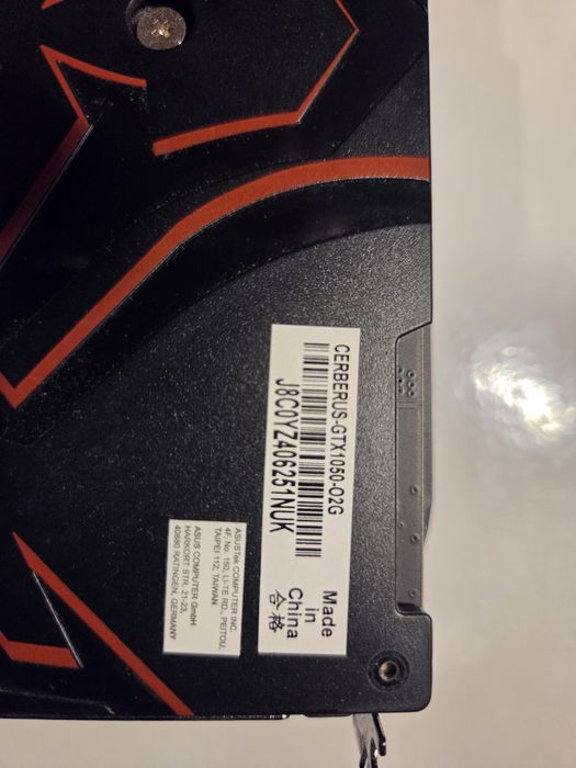 Asus Geforce GTX 1050
