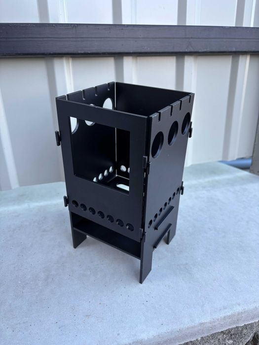 Туристична піч похідно-польова розбірна щіпочниця трісочниця печь