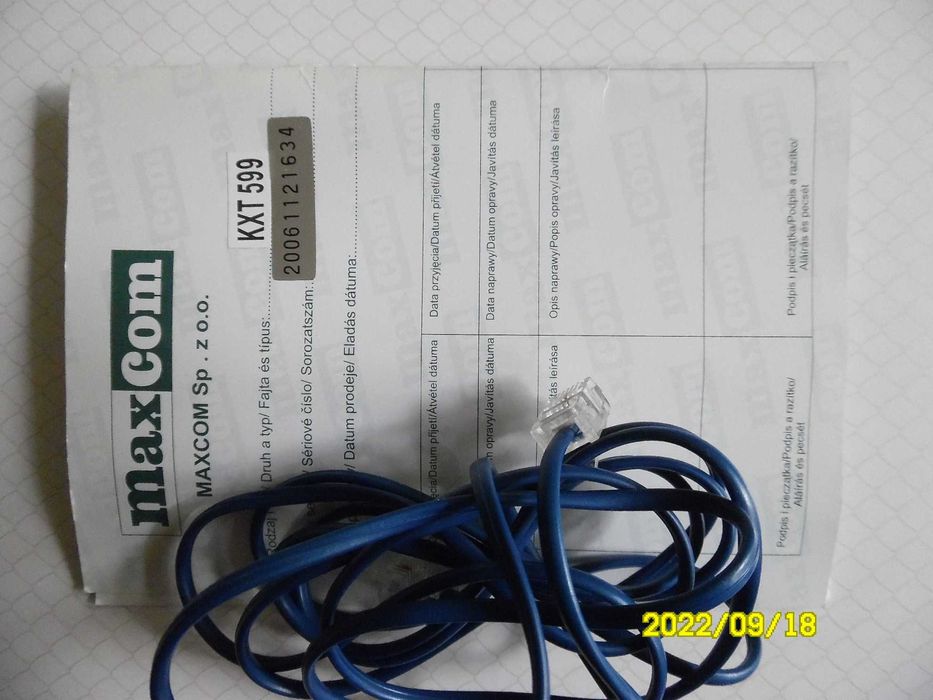 Sprzedam telefon stacjonarny marki Maxcom model KXT-599