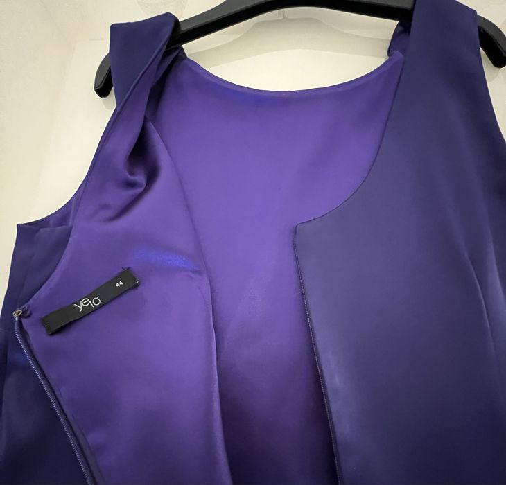 Vestido cetim roxo