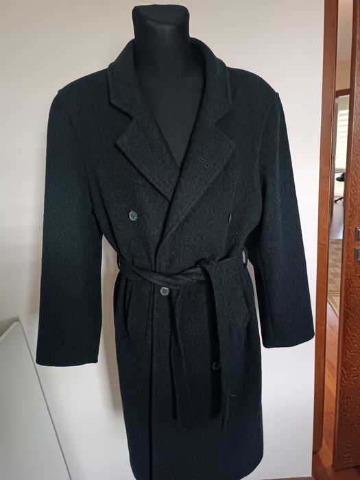 Płaszcz damski wełna oversize