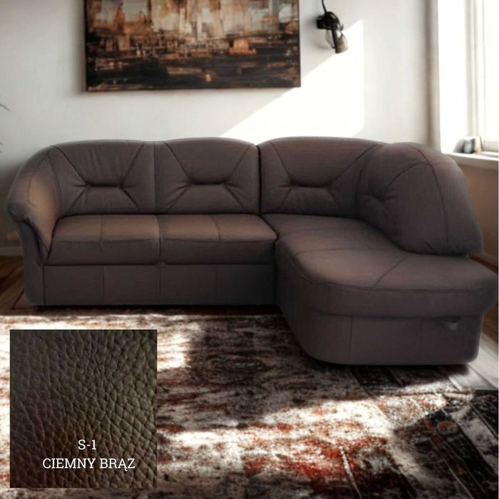 Narożnik Fresh promocyjna cena skóra naturalna