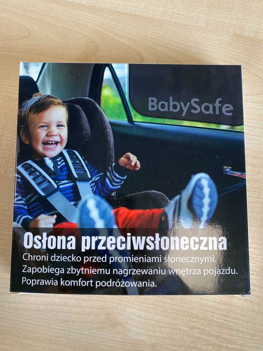 BABYSAFE osłonka na szybę przeciwsłoneczna 2szt.