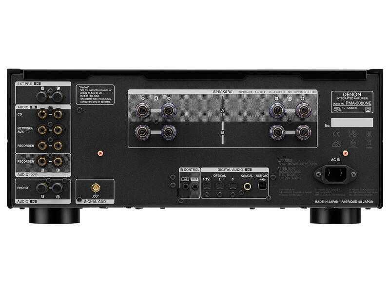 Wzmacniacz DENON PMA-3000NE 2x160W, czarny / dostępny od ręki