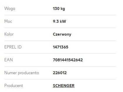 Piec na pellet SCHENGER HLP3602 9,3kW A++ W pełni automatyczny ECO+TIMER Czerwony