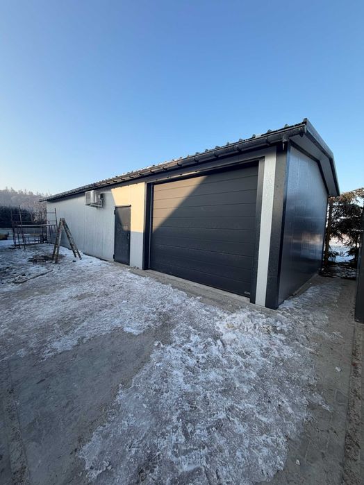 Garaż Hala magazyn budynek gospodarczy blaszak z płyt warstwowych