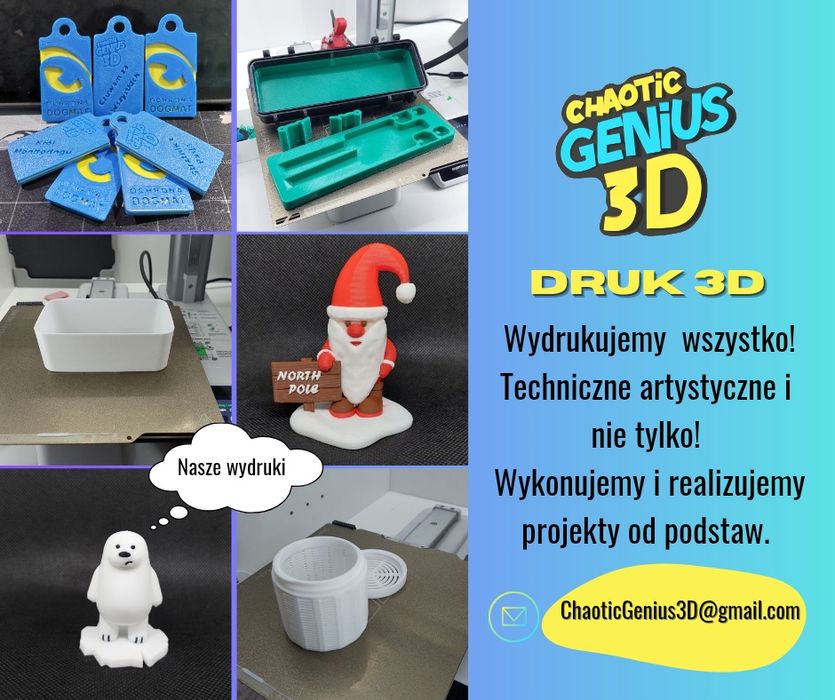 Druk 3D Tanio Kompleksowo