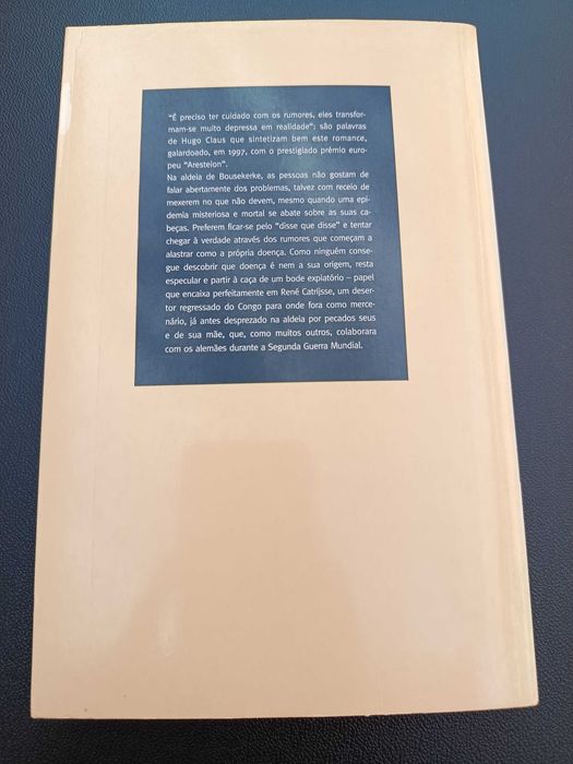 Livro "Rumores", de Hugo Claus