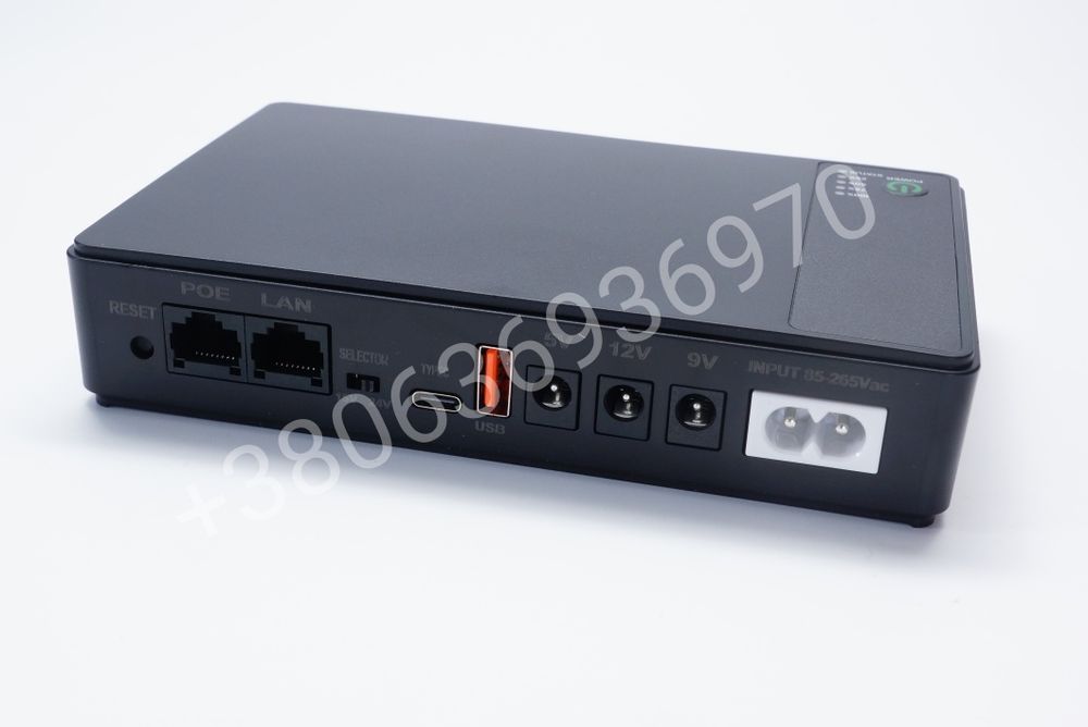 ДБЖ (UPS) для роутера DC2018P 18W, 20000mAh 5/9/12V Black