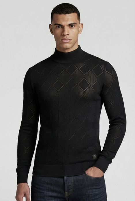 Водолазка чоловіча фактурна  g-star raw knitted стрейчева р.l  В стані нового