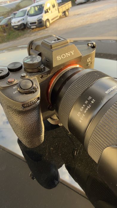 Sony a7iv com lente f.2.8 tamron 28-75mm