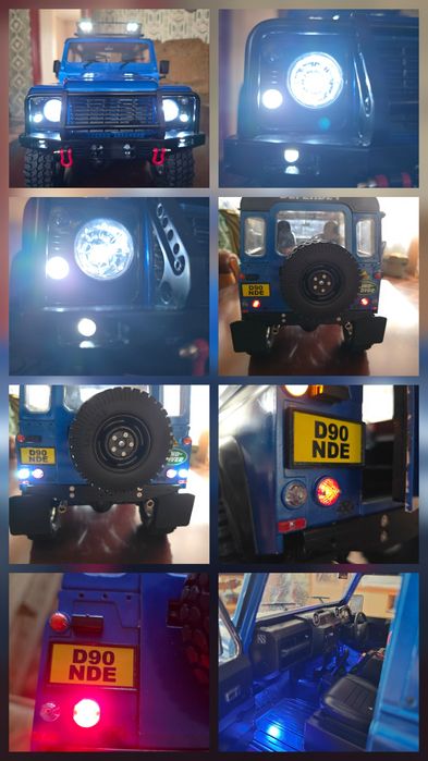 Машинка на радіокеруванні. Trophy. RC4WD 1/10 Land Rover Defender D90