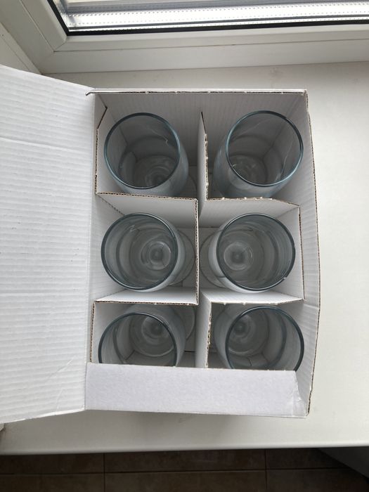 Келихи, чарки на ніжках 12 шт