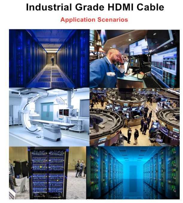 Kabel HDMI 10K w oplocie 1.5m 48Gbps 60Hz Ubluker