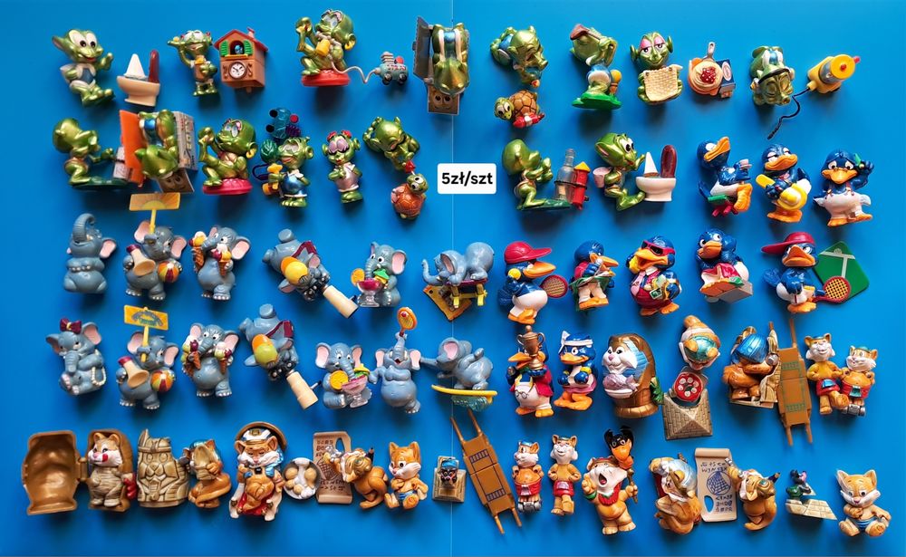 Figurki z kinder niespodzianek