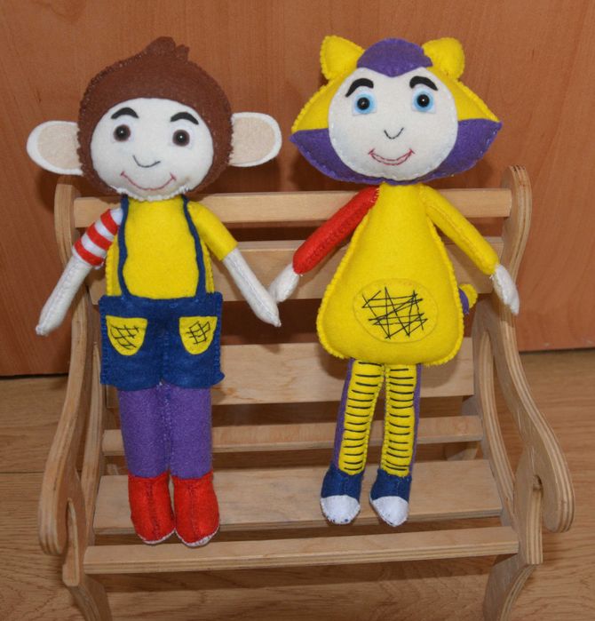 Кукутики  іграшки з фетру