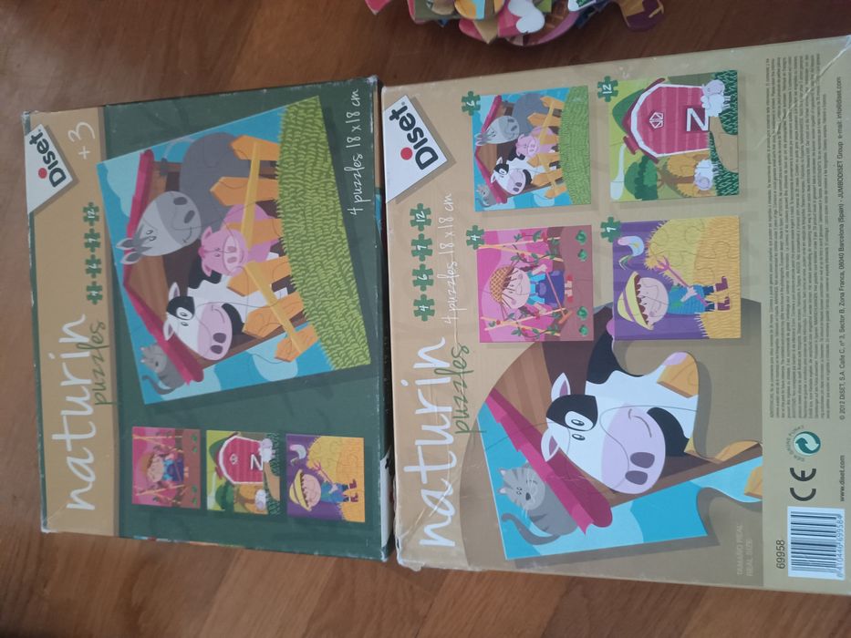 Puzzle Diset Naturin Quinta dos animais