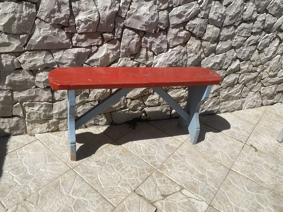 Banco corrido de jardim