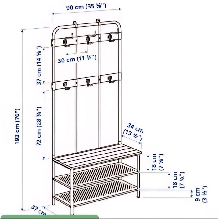Pinnig  ikea z ławką