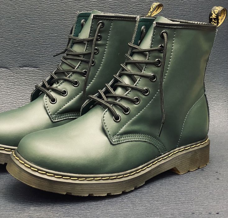 Glany botki zielone martensy timberki Boots kozaczki