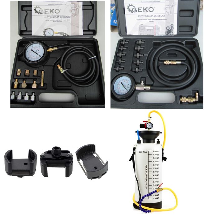 Тестер измерения давления масла в двигателе GEKO G02506-G02507-G02505