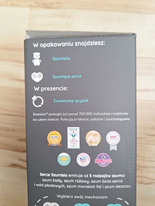 Miś szumiś zabawka do usypiania