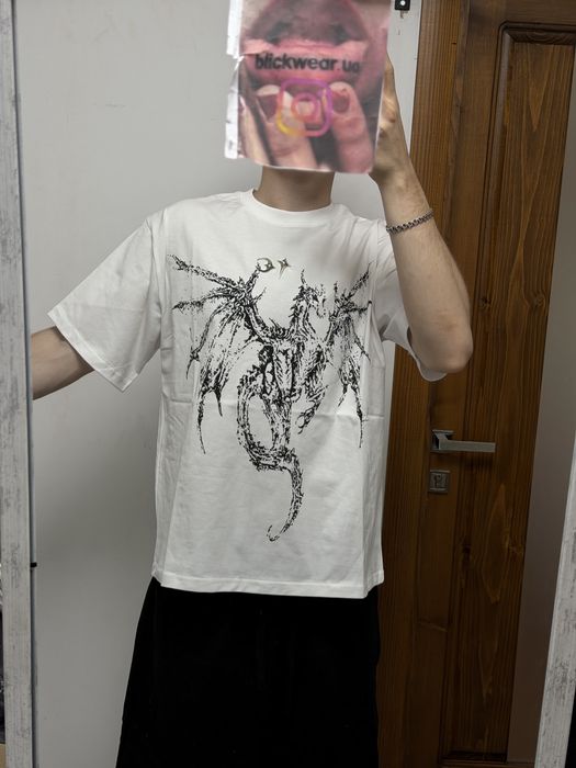Футболка Thug Club dragon tee S M L vetements balenciaga rick owens protocol index project