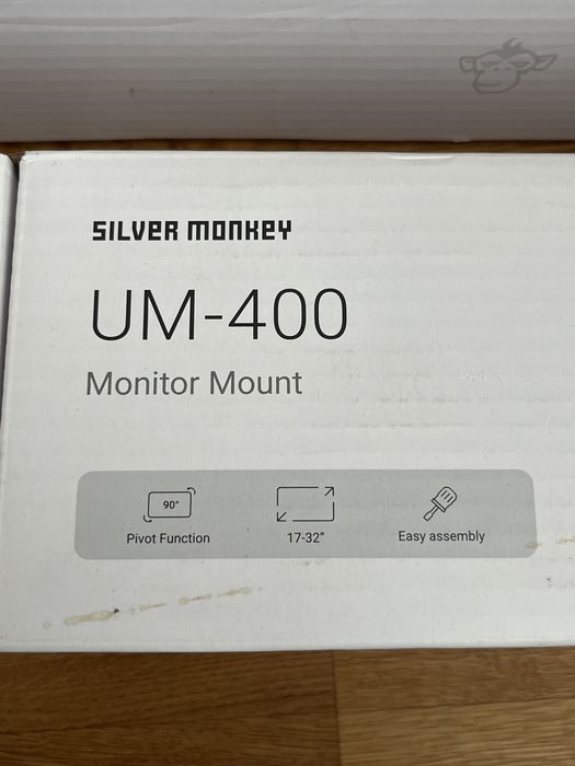 Uchwyt na monitor silvermonkey um-400 Nowy