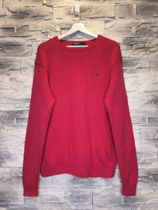 Sweter Polo Ralph Lauren Lniany Len Bawełna Logo Basic L