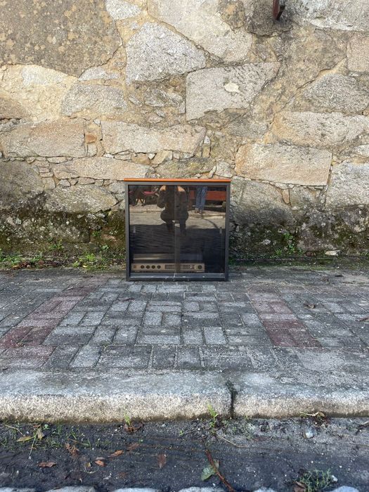 Escritorio Metal/Cerejeira