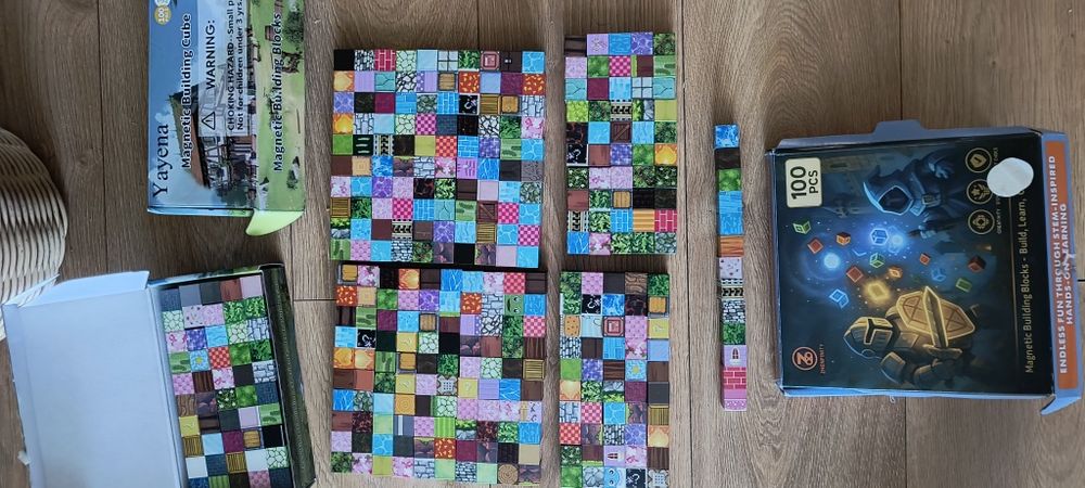 Klocki magnetyczne 513 sztuk
