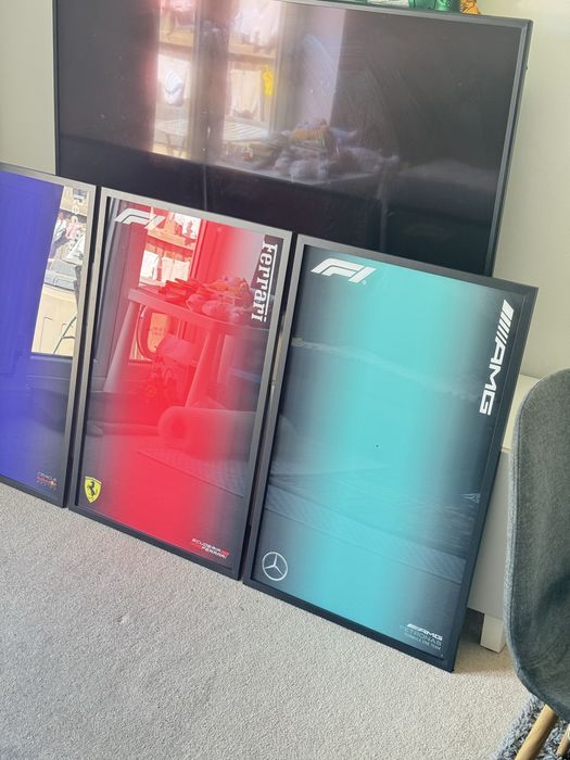 Coleção 4 quadros para lego formula 1 ferrari mclaren mercedes redbull