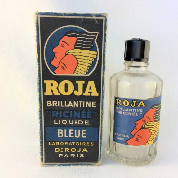 Cartaz publicitário poster cartonado ROJA anos 40 impressão litografia