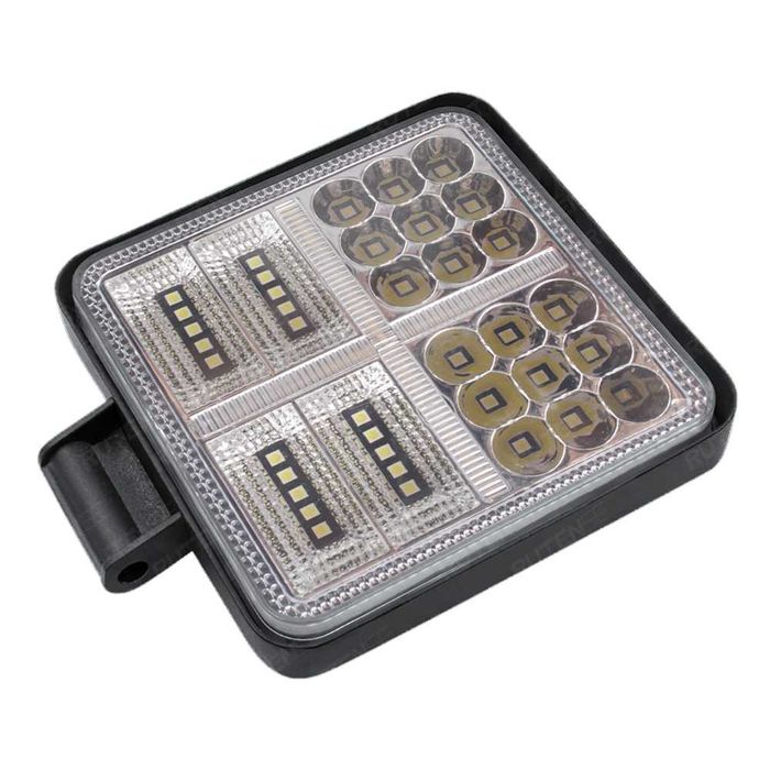 Квадратна фара t177w з жовтим стробоскопом