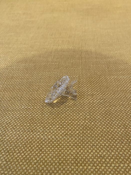 Swarovski flor pedra azul