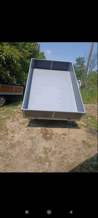 Причіп самоскид одноосний