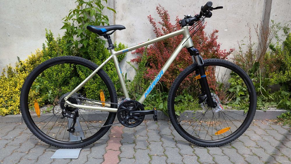 NOWY aluminiowy rower Merida Crossway 40 28" Altus, hydraulika r. L XL